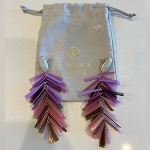 Purple Kendra Scott Earrings